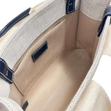 ★★最終特価品【Chloe/クロエ】 WOODY スモールトートバッグ CHC21US385E6691J 2WAY トートバッグ  ハンドバッグ リネン/レザー アイボリー/ブラック レディース【中古】【真子質店】【BL】




【KDMi】