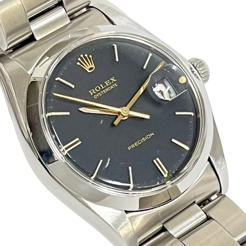 【ROLEX/ロレックス】 オイスターデイト precision 6694  OH、仕上げ済時計 1975年　アンティーク/ヴィンテージ 腕時計 ステンレススチール 手巻き 黒文字盤 メンズ
【中古】【真子質店】【BL】




【TSTY】