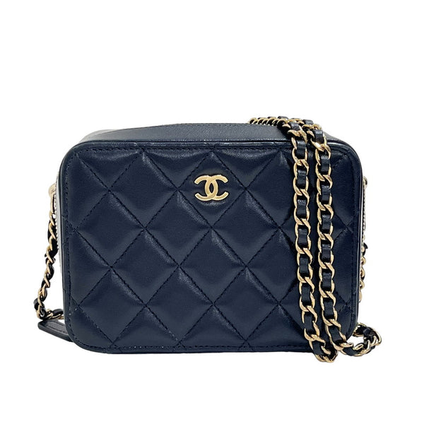 ★★最終特価品【CHANEL/シャネル】 AP2426  マトラッセ カメラ ミニバッグ チェーン   ショルダーバッグ ラムスキン ブラック レディース【中古】【真子質店】【BL】




【DTSx】