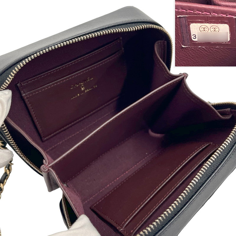 ★★最終特価品【CHANEL/シャネル】 AP2426  マトラッセ カメラ ミニバッグ チェーン   ショルダーバッグ ラムスキン ブラック レディース【中古】【真子質店】【BL】




【DTSx】