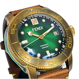 【FENDI/フェンディ】 000-131-037 アクアダイバー 限定800本  腕時計 スチール/レザー 自動巻き/オートマ 緑文字盤/ブロンズ/茶 メンズ
【中古】【真子質店】【GD】




【KKx】