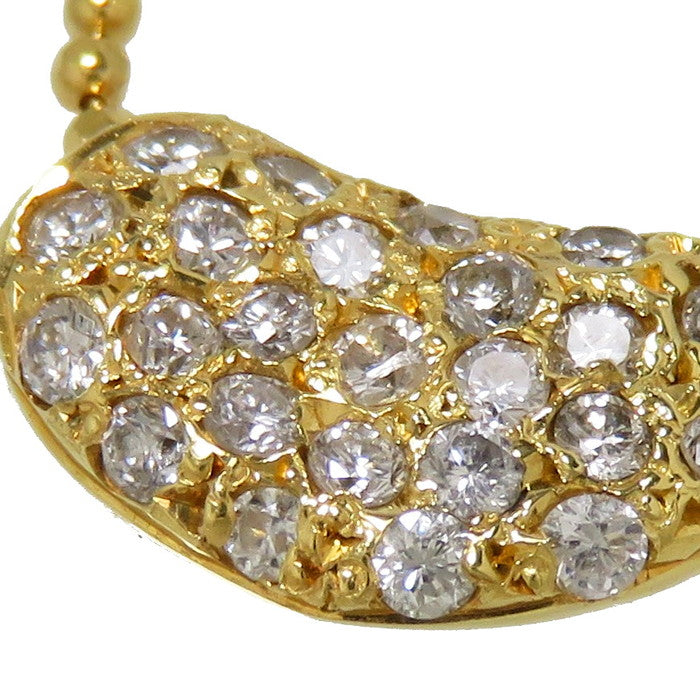 ハートモチーフ ダイヤモンド 計0.30ct ネックレス K18ゴールド 18金