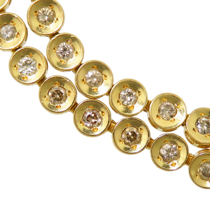 テニスデザイン ダイヤモンド 計1.00ct ブレスレット K18ゴールド 18金