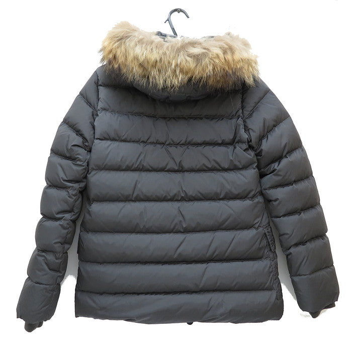 【MONCLER/モンクレール】 MER 020934632296 54155 ダウンジャケット ナイロン/ダウン/フェザー/ウール/アクリル/タヌキ  グレー レディース【中古】【真子質店】【GD】, 【MaIS】