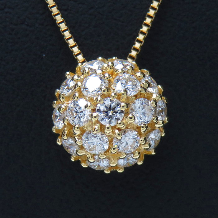 HOSHInoSUNA/星の砂】 ダイヤモンド 計0.56ct ネックレス K18ゴールド