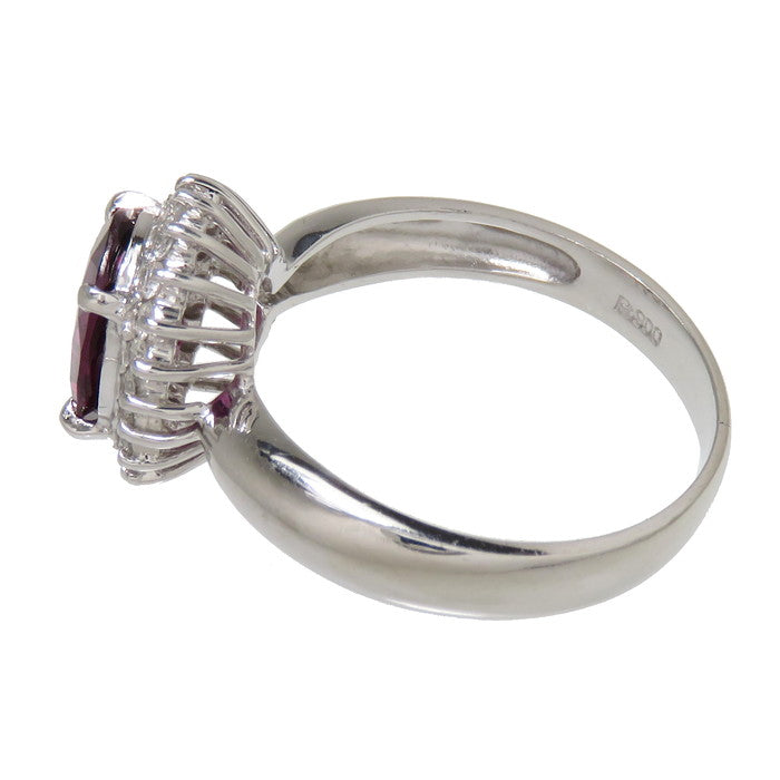 13号 ロードライトガーネット ダイヤモンド 計0.25ct リング・指輪 