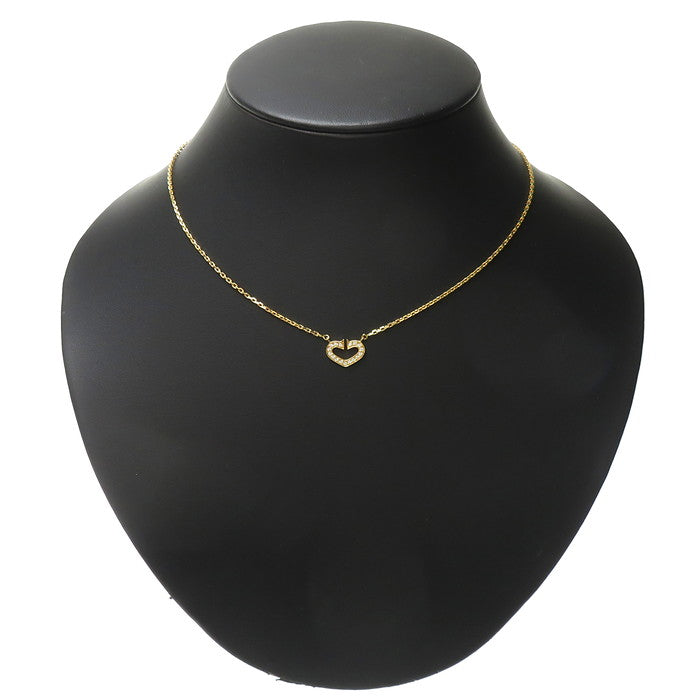CARTIER/カルティエ】 Cハート ダイヤモンド ネックレス K18PGピンク 