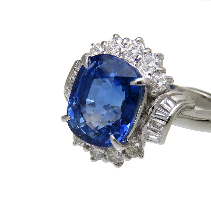 12号 スリランカ産サファイア 4.25ct ダイヤモンド 計0.41ct リング・指輪 Pt900プラチナ 7.3g レディース
【中古】【真子質店】




【TMaTI】