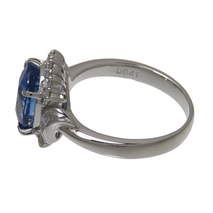 12号 スリランカ産サファイア 4.25ct ダイヤモンド 計0.41ct リング・指輪 Pt900プラチナ 7.3g レディース
【中古】【真子質店】




【TMaTI】
