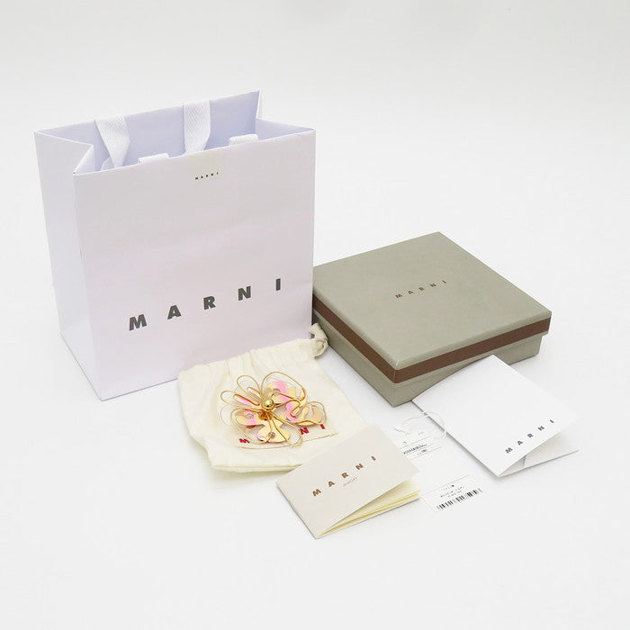 MARNI/マルニ】 ブローチ ガラス/GP 9.6g SPMV0094A0R2000 ピンク系