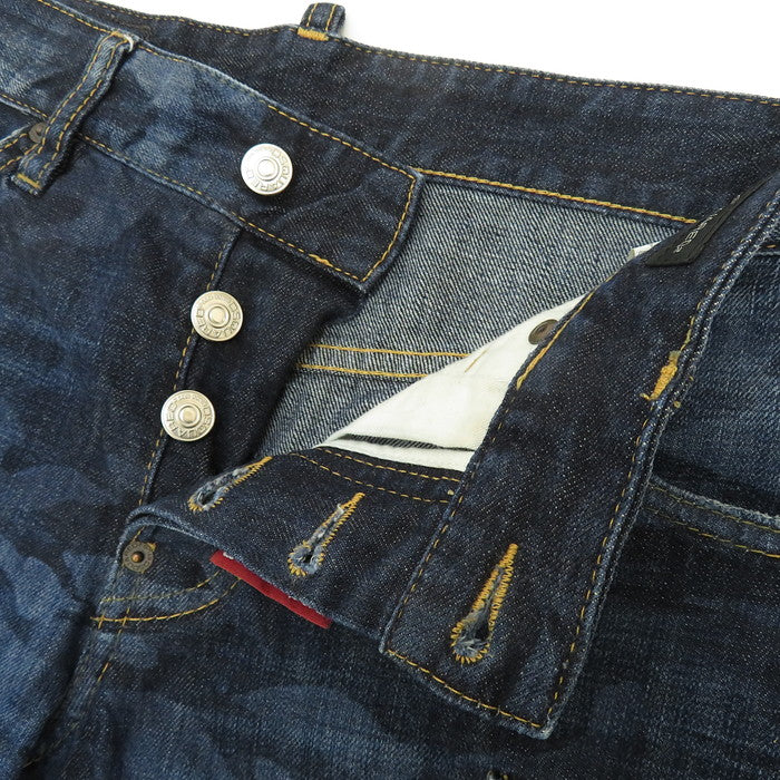 【DSQUARED2/ディースクエアード】 S74LA0600　S30281 カーゴパンツデザイン M.B.ジーンズ カモフラブリーチ加工 デニムパンツ コットン100％ インディゴブルー メンズ【中古】【真子質店】【GN】




【IKY】