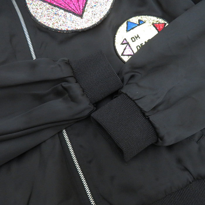 SAINT LAURENT PARIS/サンローランパリ】 45581 パッチワーク ボンバー