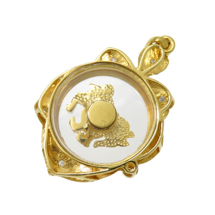 K18WG ゴールデンカラーダイヤモンド ペンダントトップ 【公式通販】