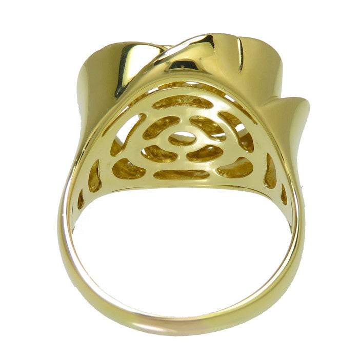 17号 バラ/花/フラワー ダイヤモンド 計0.54ct リング・指輪 K18