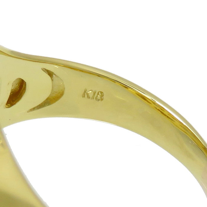 17号 バラ/花/フラワー ダイヤモンド 計0.54ct リング・指輪 K18