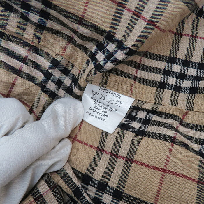【BURBERRY/バーバリー】 ノバチェック 長袖シャツ コットン100％ ベージュ メンズ【中古】【真子質店】【GN】




【SMa】