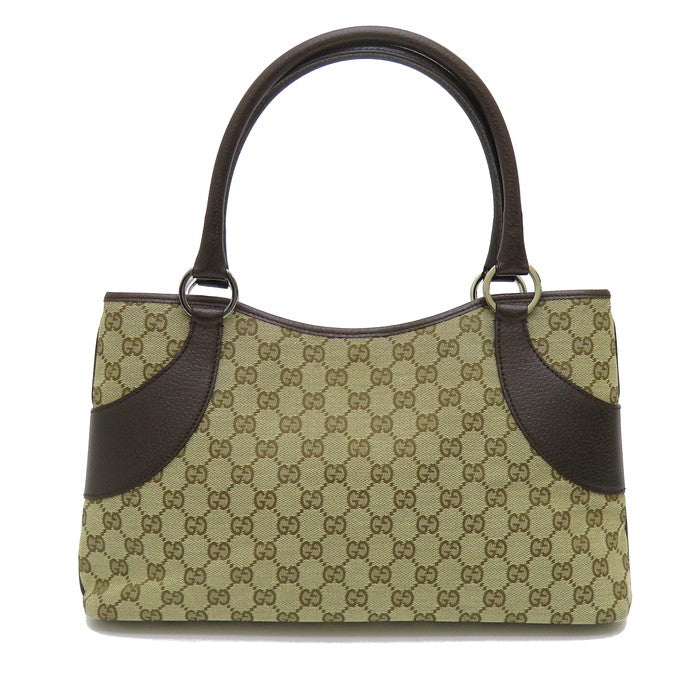 GUCCI/グッチ】 113015 トートバッグ GGキャンバス/レザー ベージュx