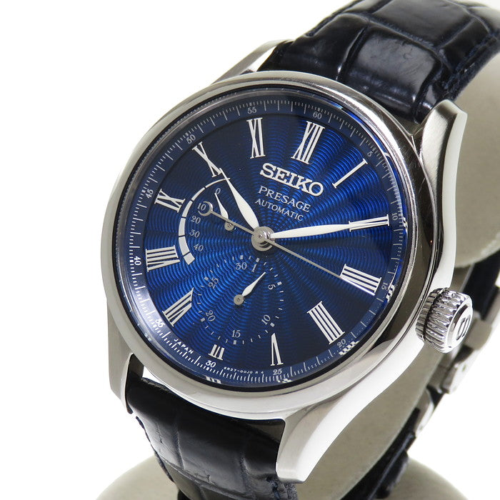SEIKO Presage 6R27-00M0・自動巻き時計 ブルー文字盤・中古 Seiko Presage 6R27-00M0, Limited Edition (2,500 pieces), Men's