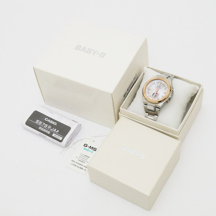 CASIO/カシオ】 Baby-G/ベビージー MSG-W200SG-4AJF G-MS 腕時計 ステンレススチール/樹脂系/GP ソーラ –  真子質店 PawnShopMAKO