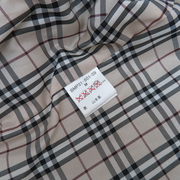 BURBERRY BLACK LABEL/バーバリーブラックレーベル】 ゴートスキン