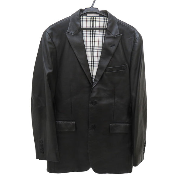 【BURBERRY BLACK LABEL/バーバリーブラックレーベル】 本切羽2B テーラードジャケット/ラムレザー ブラック メンズ【中古】【真子質店】【GD】




【TMaI】