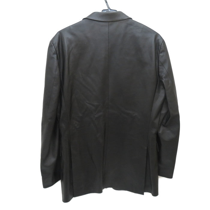 バーバリーブラックレーベル　レザーテーラードジャケット　2B M BURBERRY BLACK LABEL/バーバリーブラックレーベル】 本切羽2B