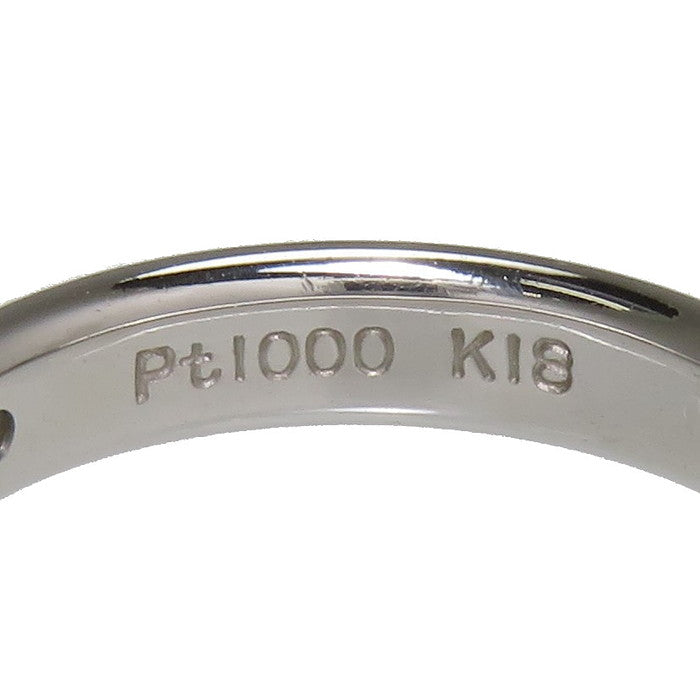 9号 コンビカラー  ダイヤモンド 0.03ct リング・指輪 Pt1000プラチナ/K18ゴールド 18金 4.6g レディース
【中古】【真子質店】




【ISx】