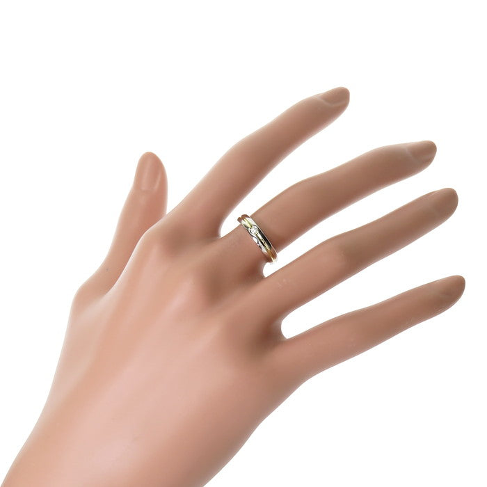 9号 コンビカラー  ダイヤモンド 0.03ct リング・指輪 Pt1000プラチナ/K18ゴールド 18金 4.6g レディース
【中古】【真子質店】




【ISx】