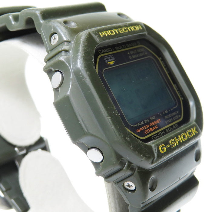 【CASIO/カシオ】 G-SHOCK/ジーショック GW-M5600A-3JF 腕時計 ステンレススチール/樹脂系 ソーラー電波 カーキ メンズ,  【中古】【真子質店】, 【Ix】