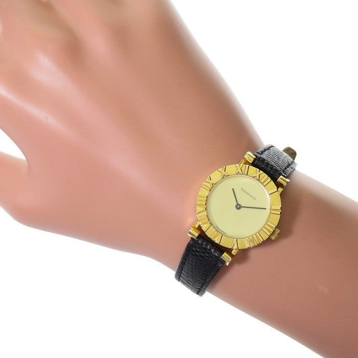 TIFFANY&Co./ティファニー】 L0630 アトラス 腕時計 K18YGイエロー ...