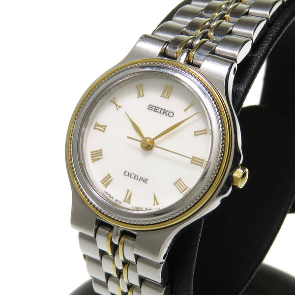 【SEIKO/セイコー】 エクセリーヌ 3F31-0030 ※電池交換済 腕時計 