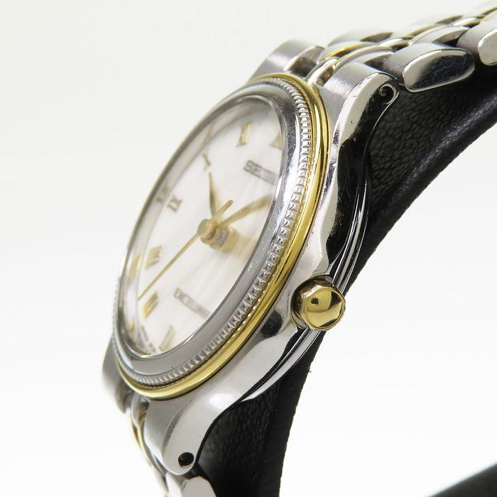 17,900円【新品電池】セリーヌ 黒文字盤 腕時計 チェンジベルト2本 ゴールドステンレス