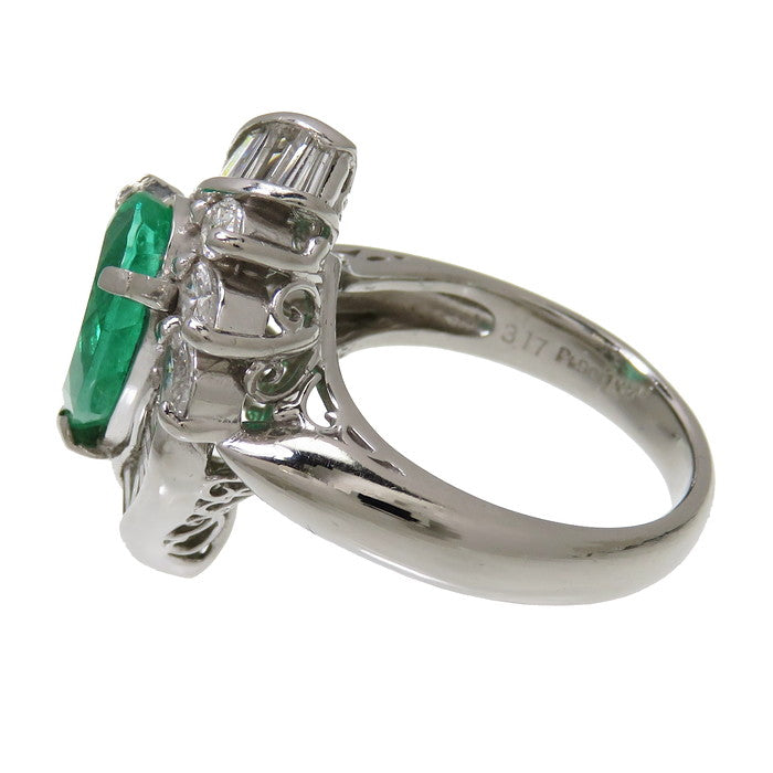 12.5号 エメラルド 3.17ct ダイヤモンド 計1.35ct リング・指輪 Pt900プラチナ 14.2g レディース
【中古】【真子質店】




【IIxx】