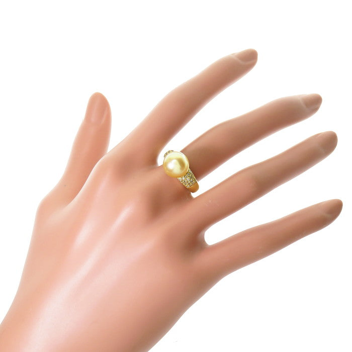12号 白蝶真珠(ゴールデンパール) 約10.2mm程度 ダイヤモンド 計0.27ct リング・指輪 K18ゴールド 18金 6.3g レディース
【中古】【真子質店】




【MaIS】