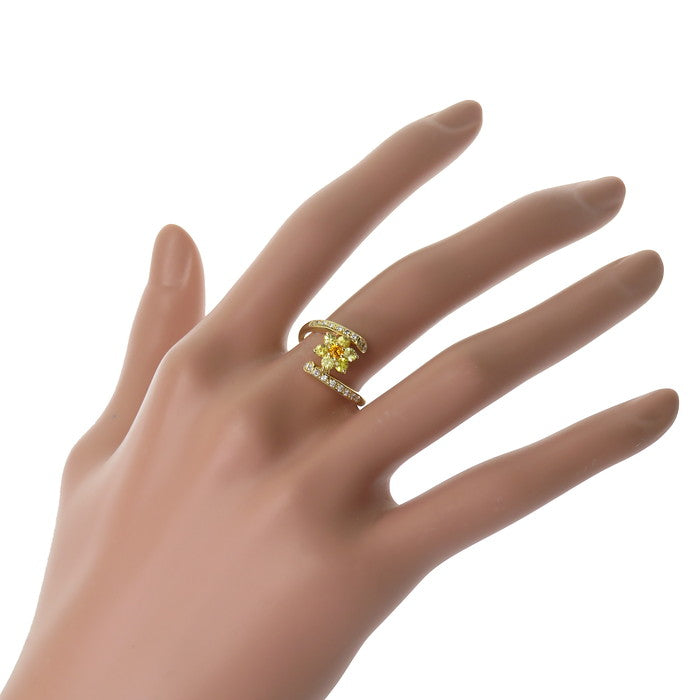 12.5号【Ponte Vecchio/ポンテヴェキオ】 フラワーデザイン オレンジサファイア/イエローサファイア 計0.62ct ダイヤモンド 計0.18ct リング・指輪 K18ゴールド 18金 3.6g レディース
【中古】【真子質店】




【TDT】