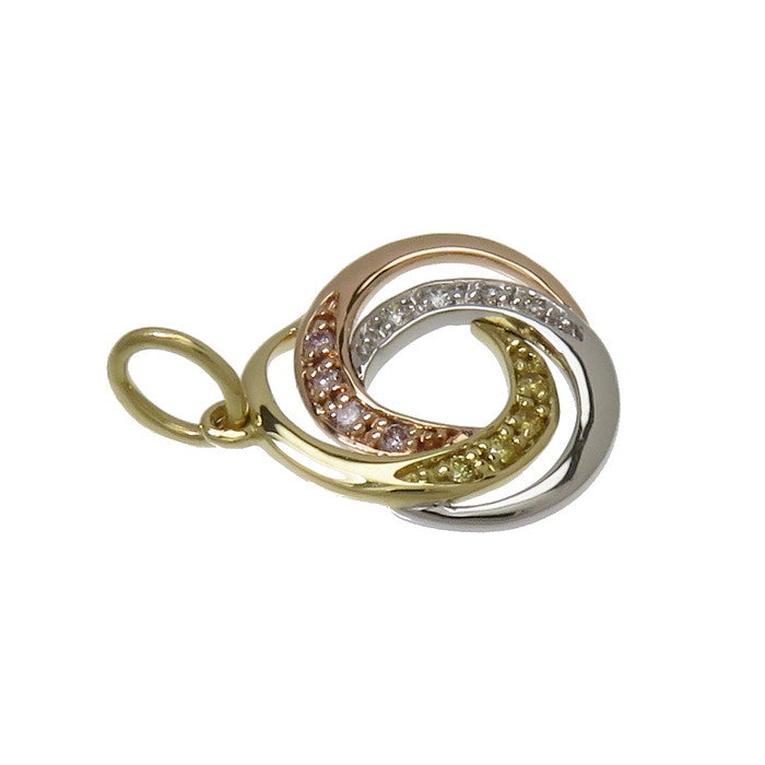 ★★最終特価品 スリーカラー ダイヤモンド 計0.06ct ペンダントトップ K18YGイエローゴールド 18金/K18PGピンクゴールド 18金/K18WGホワイトゴールド 1.7g レディース
【中古】【真子質店】




【ITI】