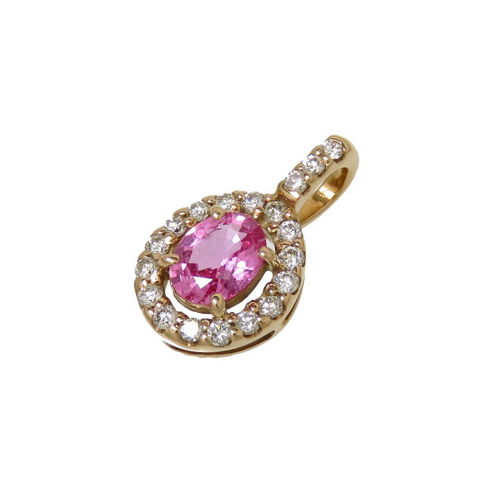 パパラチアサファイア 0.332ct ダイヤモンド 計0.12ct ペンダントトップ K18ゴールド 18金 0.8g レディース
【中古】【真子質店】




【IYMo】