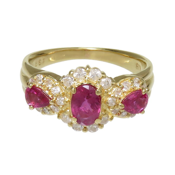 11号 ルビー 計0.95ct ダイヤモンド 計0.43ct リング・指輪 K18ゴールド 18金 4.6g レディース
【中古】【真子質店】




【MaKD】