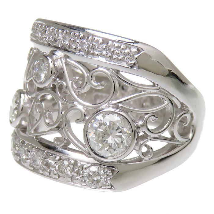15.5号 透かしデザイン ダイヤモンド 計1.26ct リング・指輪 Pt900プラチナ 20.6g レディース
【中古】【真子質店】




【IIxx】