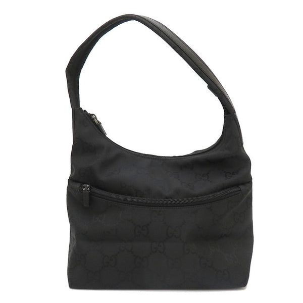 良品 GUCCI グッチ ハンドバッグ ブラック ナイロン 0113386 良品 GUCCI グッチ ハンドバッグ ブラック ナイロン 0113386