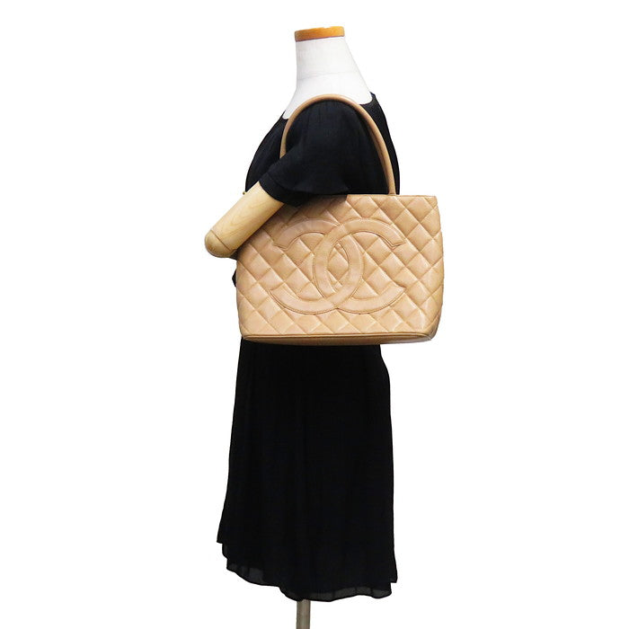 美品　シャネル復刻トート　ベージュ CHANEL ワイルドステッチ 2002年頃 トートバッグ ベージュ