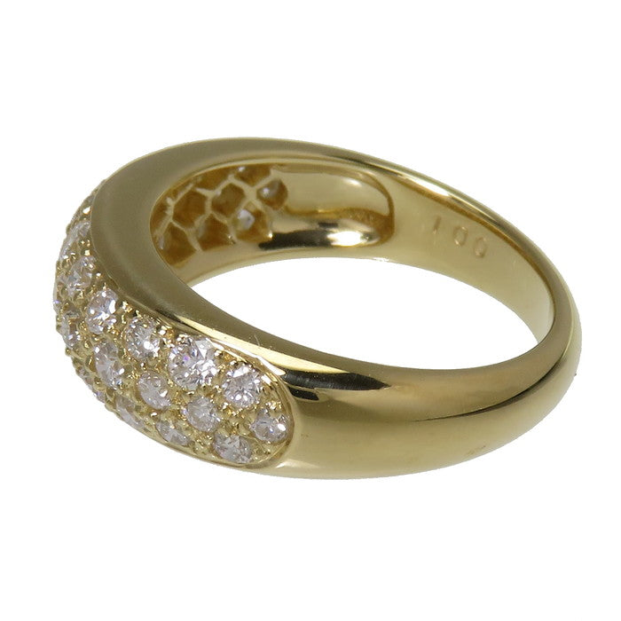 12.5号 パヴェデザイン ダイヤモンド 計1.00ct リング・指輪 K18 