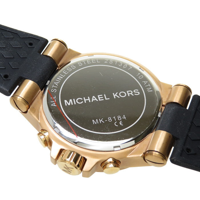 Michael Kors/マイケルコース】 DYLANコレクション MK-8184 腕時計 ステンレススチール/シリコン クオーツ ブラッ –  真子質店 PawnShopMAKO