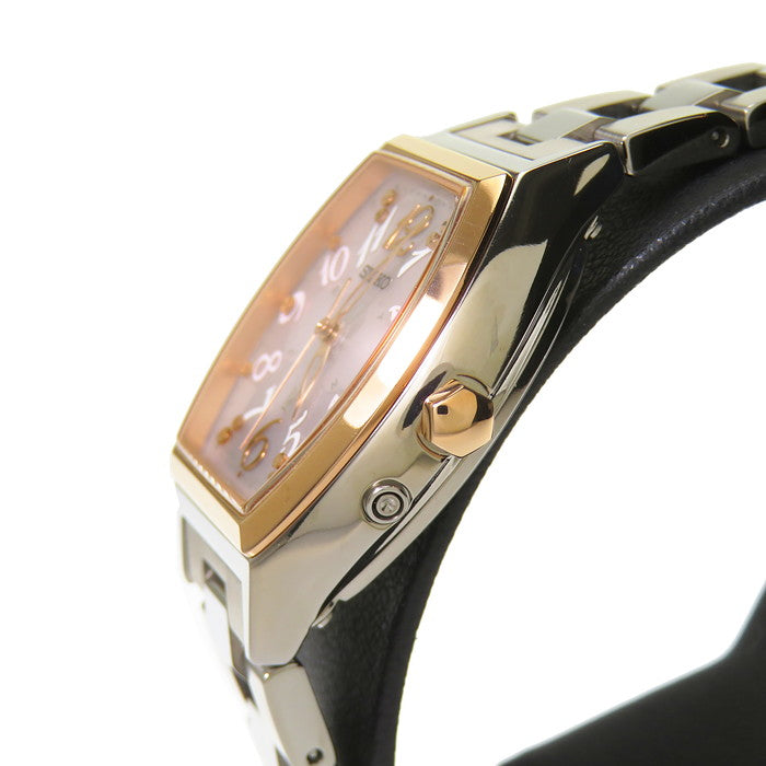 専用 美品 ルキア ソーラー電波 チタン 1B22 セイコー レディース 腕時計
