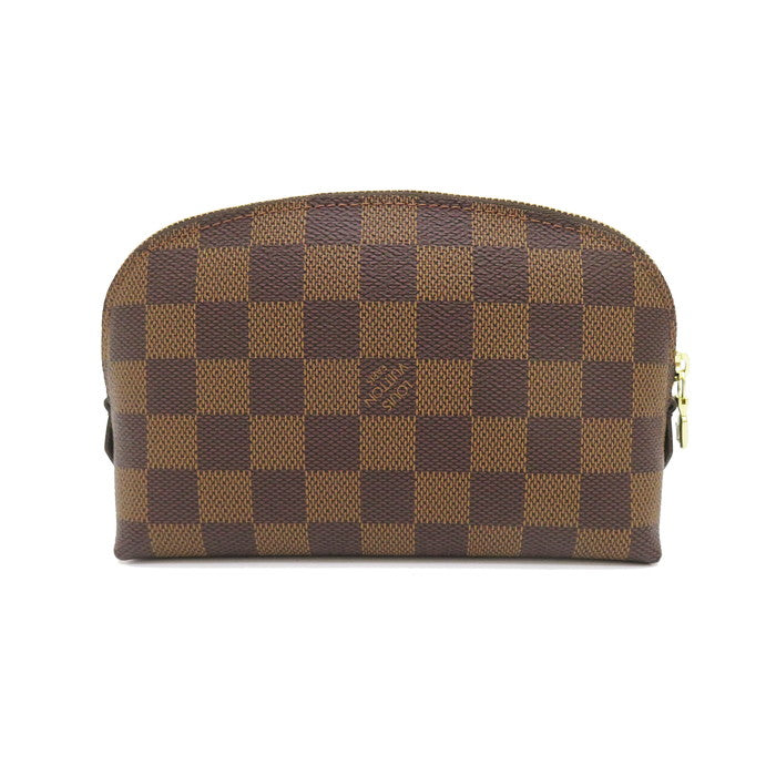 【LOUIS VUITTON/ルイ・ヴィトン】 ポシェット・コスメティック ダミエ・エベヌ N47516 ポーチ  ユニセックス【中古】【真子質店】【GD】, 【TKx】