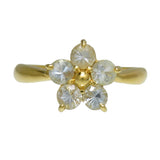 7.5号 花 アクアマリン リング・指輪 K18ゴールド 18金 2.0g レディース
【中古】【真子質店】




【Sx】