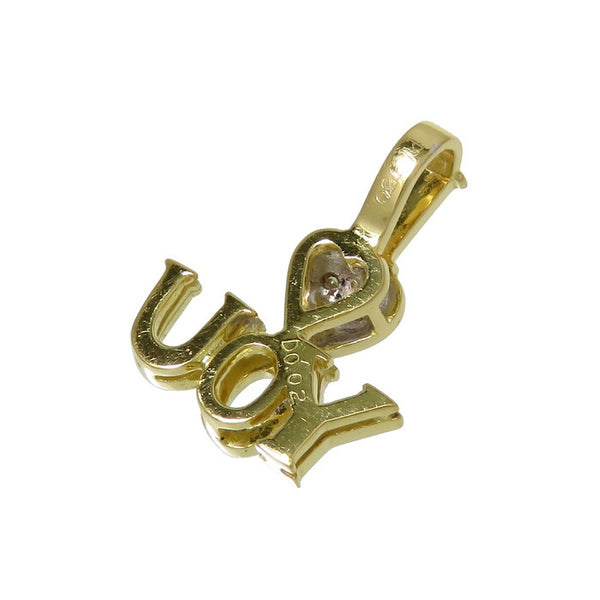 ★★最終特価品【Ponte Vecchio/ポンテヴェキオ】 I LOVE YOU ダイヤモンド 計0.02ct ペンダントトップ K18YGイエローゴールド 18金/K18WGホワイトゴールド 18金 1.5g レディース
【中古】【真子質店】




【IMaT】