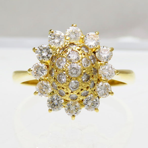 ★★最終特価品 12号 フラワーモチーフ ダイヤモンド 計0.89ct リング・指輪 K18ゴールド 18金 3.9g レディース
【中古】【真子質店】




【MaYMa】