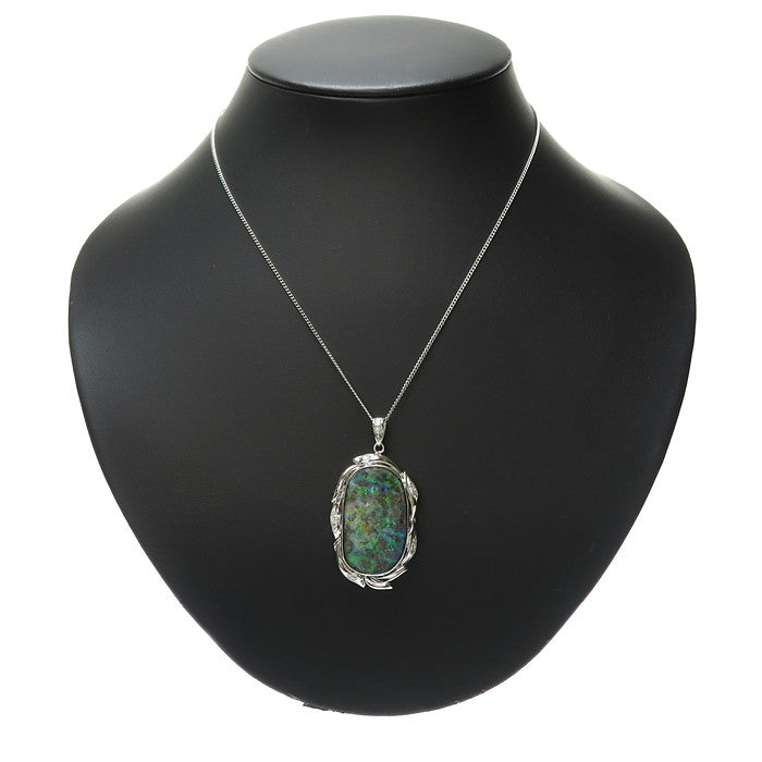 ペンダントオーダーギャラリー Pt900 ボルダーオパール 3.41ct 