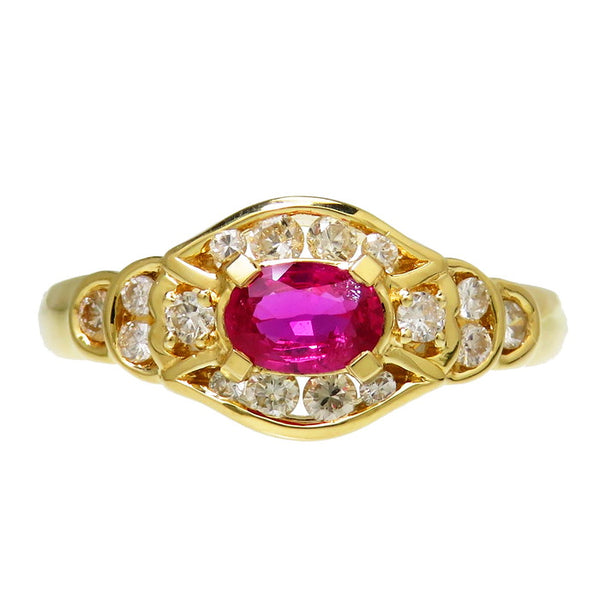 ★★最終特価品 12号 ルビー 0.37ct ダイヤモンド 計0.29ct リング・指輪 K18ゴールド 18金 3.9g レディース
【中古】【真子質店】




【ISx】